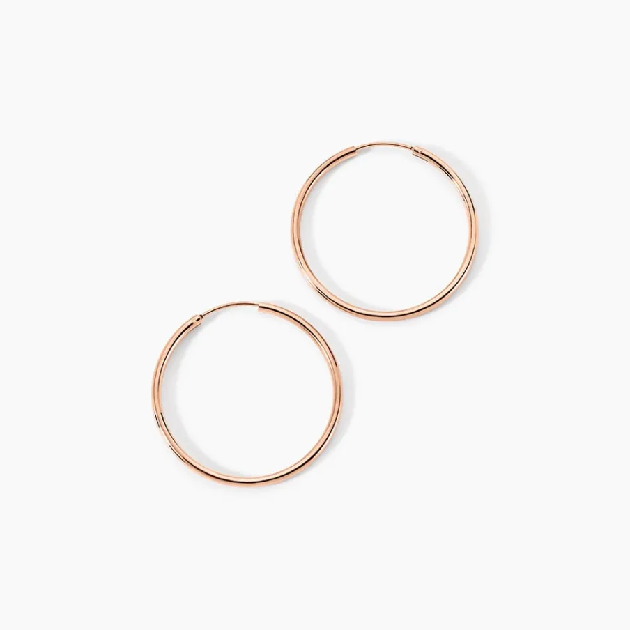 Histoire d'Or Créoles Argent Rose Olympia