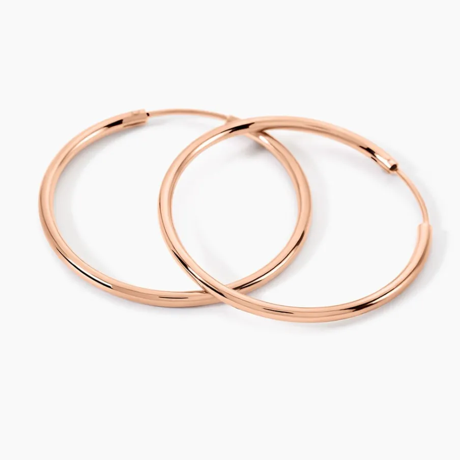 Histoire d'Or Créoles Argent Rose Olympia