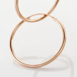 Histoire d'Or Créoles Argent Rose Olympia