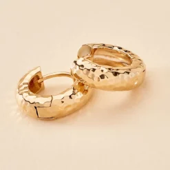 Histoire d'Or Créoles Ariane Plaqué Or Jaune