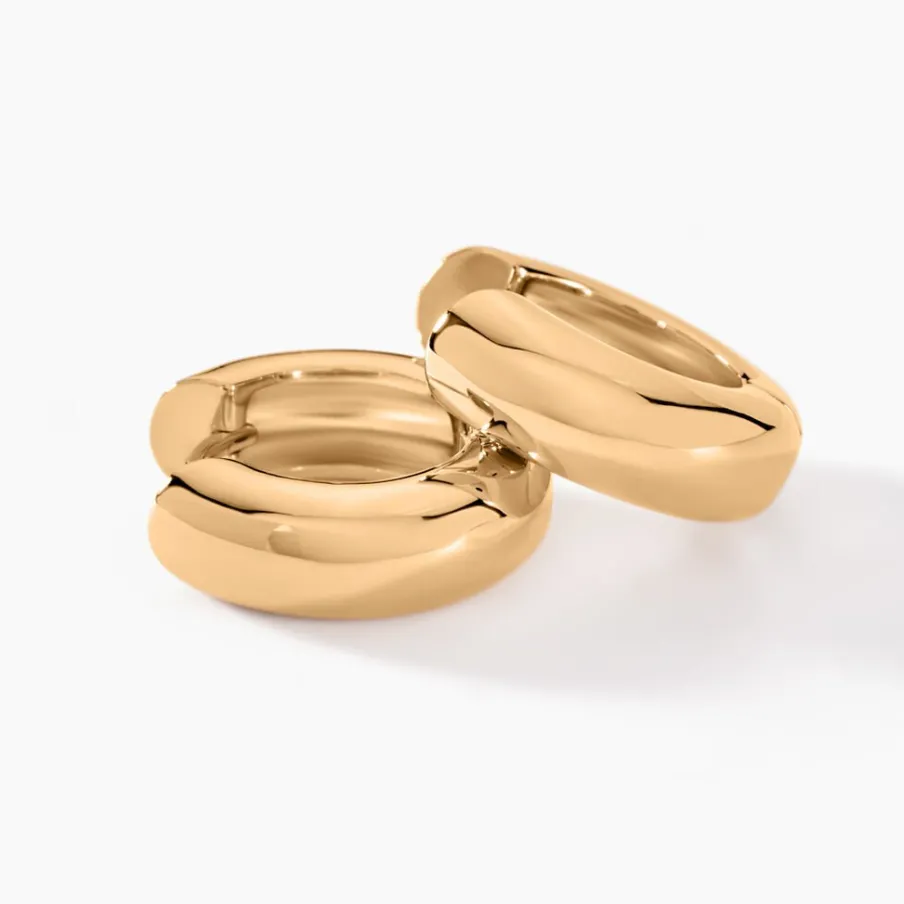 Histoire d'Or Créoles Ariane Plaqué Or Jaune