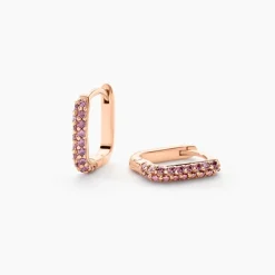 Créoles Aselya Argent Rose Oxyde De Zirconium-Histoire d'Or Online