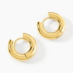 Histoire d'Or Créoles Atika Acier Jaune