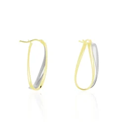 Histoire d'Or Créoles Ayliz Or Bicolore