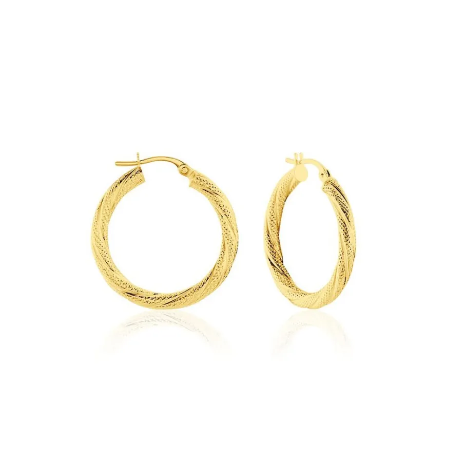 Histoire d'Or Créoles Clematis Or Jaune