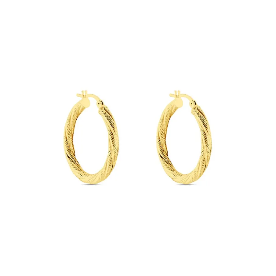 Histoire d'Or Créoles Clematis Or Jaune