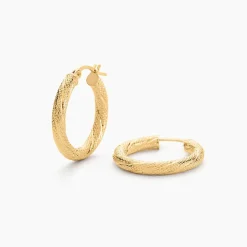 Histoire d'Or Créoles Clematis Or Jaune