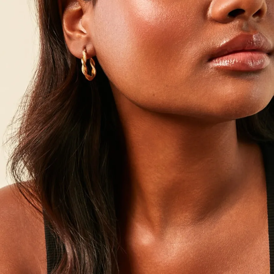 Histoire d'Or Créoles Deniece Or Jaune