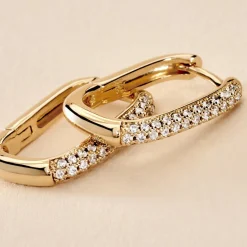 Histoire d'Or Créoles Domingo De Zirconium