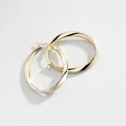 Histoire d'Or Créoles Doralynne Or Bicolore