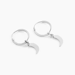 Histoire d'Or Créoles Elvyn Argent Blanc