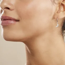 Histoire d'Or Créoles Elvyn Argent Blanc