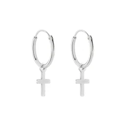 Histoire d'Or Créoles Elvyn Argent Blanc