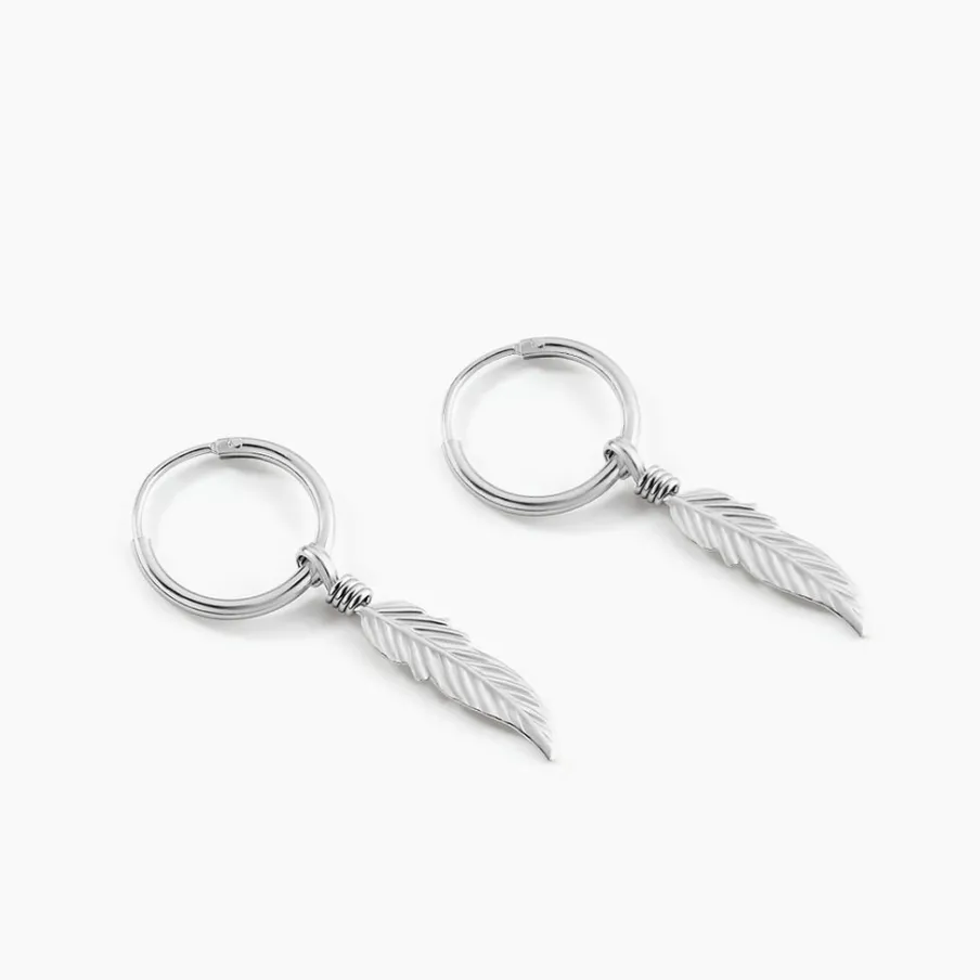 Histoire d'Or Créoles Elvyn Argent Blanc