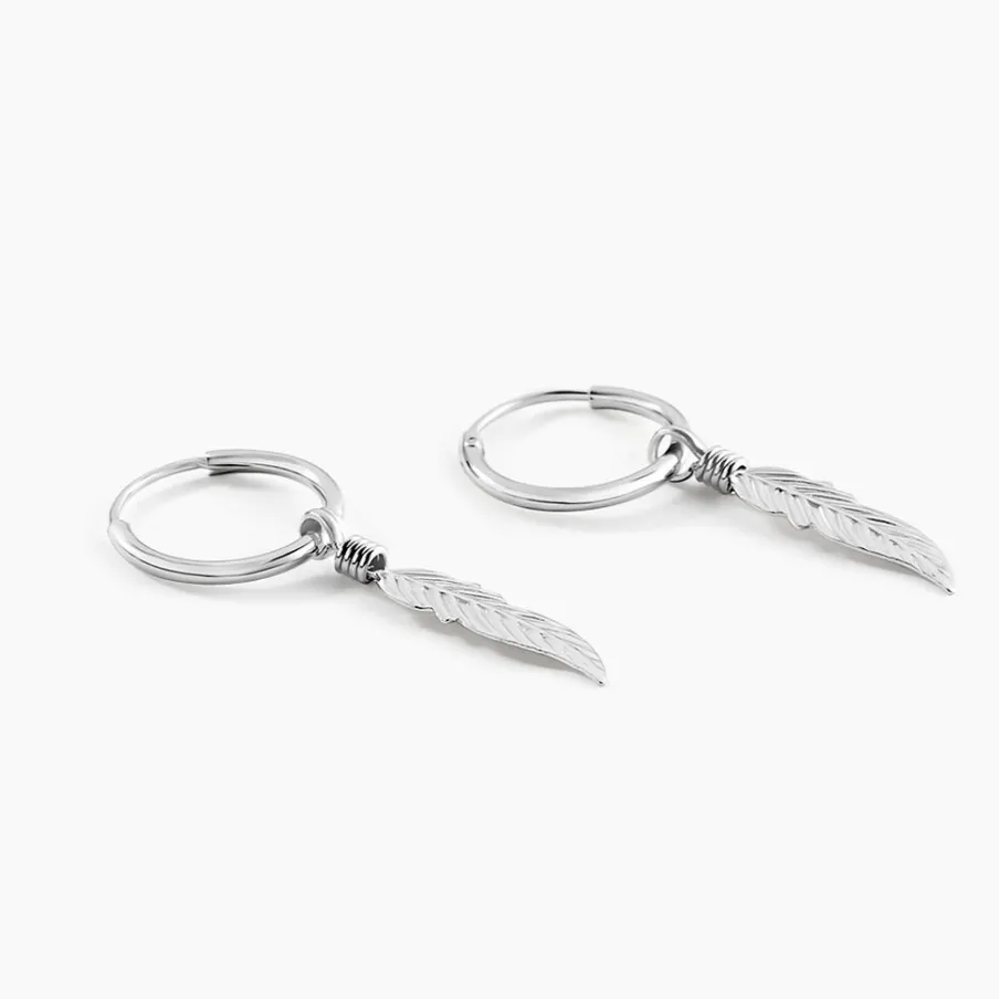 Histoire d'Or Créoles Elvyn Argent Blanc