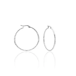 Créoles Esaias Acier Blanc-Histoire d'Or New