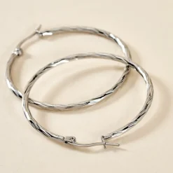 Créoles Esaias Acier Blanc-Histoire d'Or New