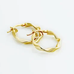 Histoire d'Or Créoles Falbala Or Jaune