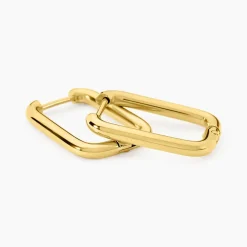 Histoire d'Or Créoles Figari Acier Jaune - 10 mm