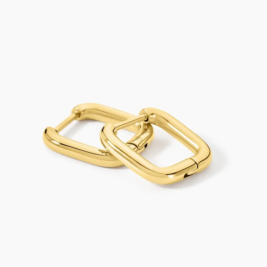 Histoire d'Or Créoles Fino Acier Jaune