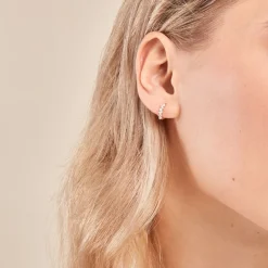 Histoire d'Or Créoles Gemariah Or Jaune Diamant Synthétique