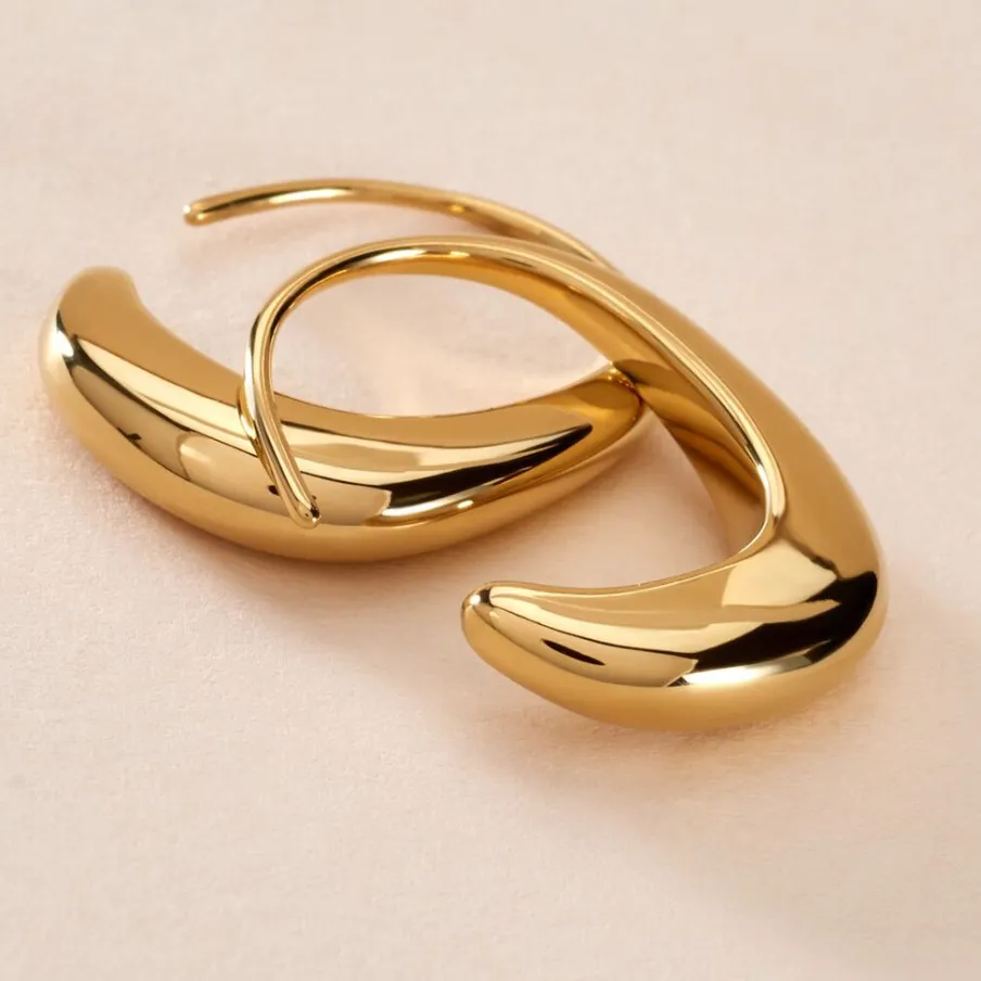 Histoire d'Or Créoles Gold Aura Acier Jaune