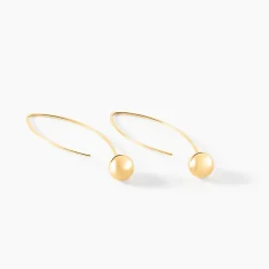 Histoire d'Or Créoles Helle Amande Or Jaune