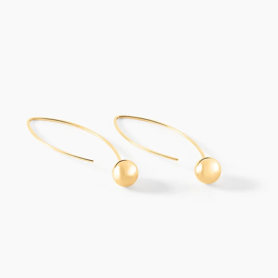 Histoire d'Or Créoles Helle Amande Or Jaune