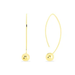 Histoire d'Or Créoles Helle Amande Or Jaune