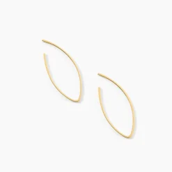 Histoire d'Or Créoles Helle Amande Or Jaune