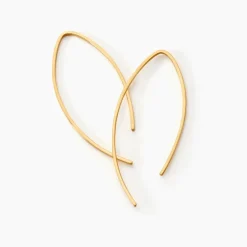 Histoire d'Or Créoles Helle Amande Or Jaune