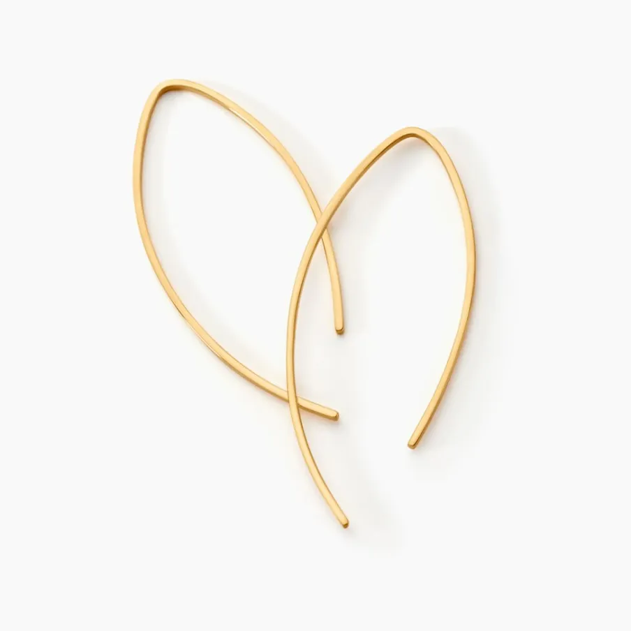 Histoire d'Or Créoles Helle Amande Or Jaune