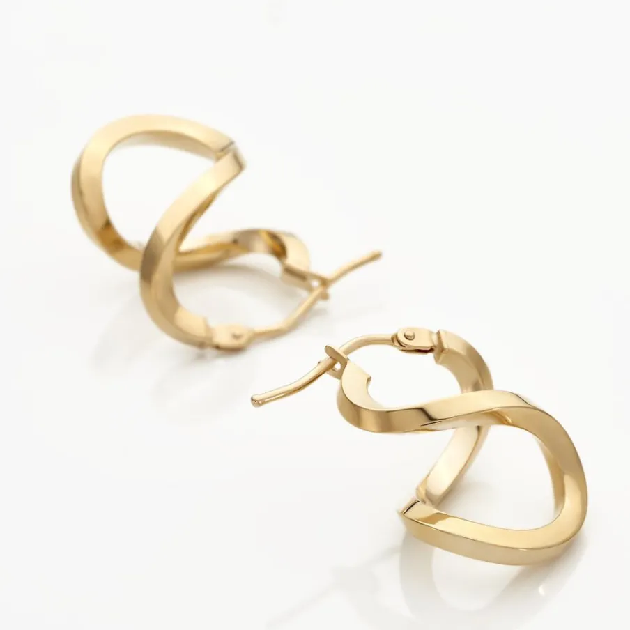 Histoire d'Or Créoles Helmine Or Jaune