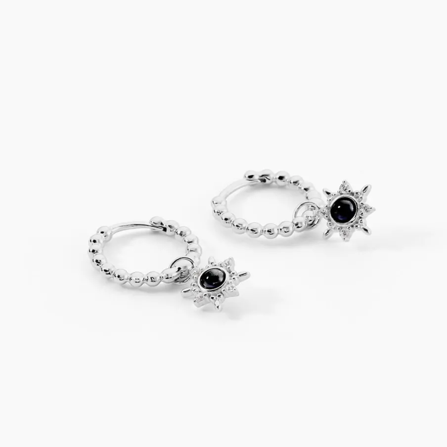 Histoire d'Or Créoles Hesper Argent Blanc Oxyde De Zirconium