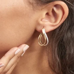 Histoire d'Or Créoles Ianis Or Bicolore