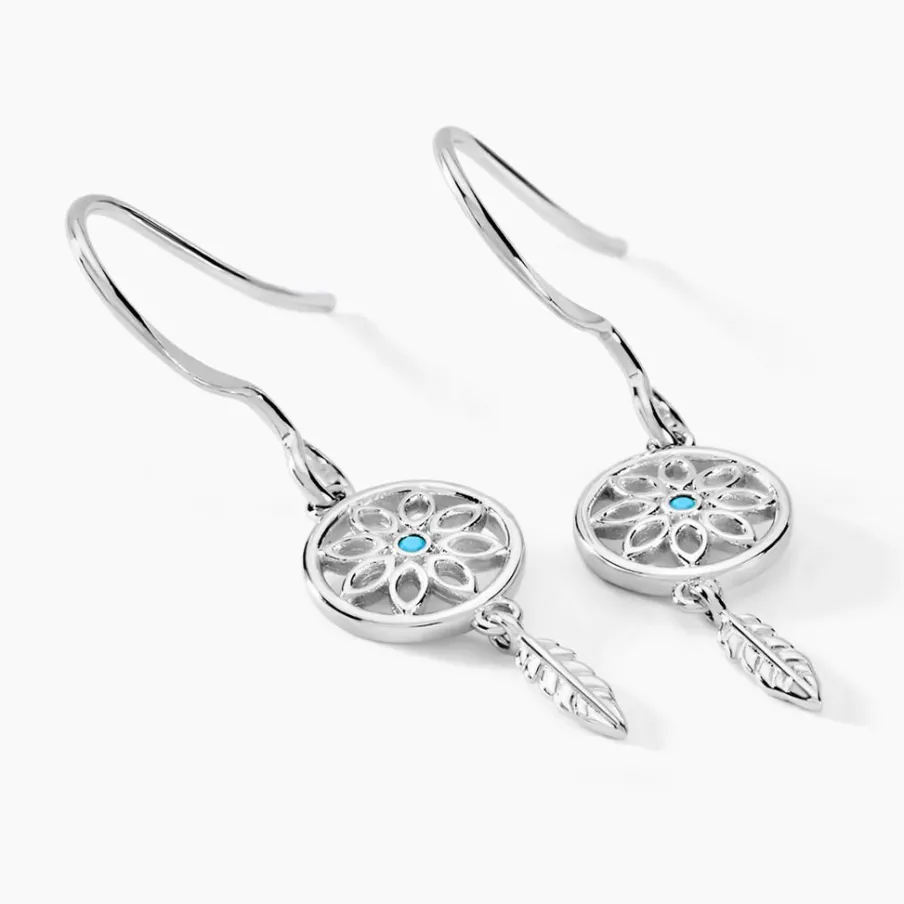 Histoire d'Or Créoles Islene Argent Blanc Oxyde De Zirconium