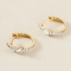 Histoire d'Or Créoles Joy Or Jaune Diamant