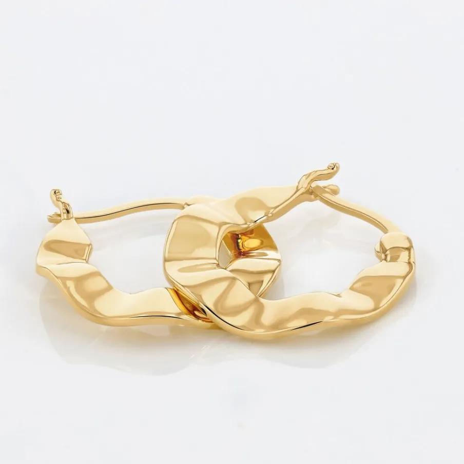 Histoire d'Or Créoles Keara Plaqué Or Jaune