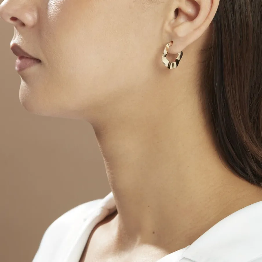 Histoire d'Or Créoles Keara Plaqué Or Jaune