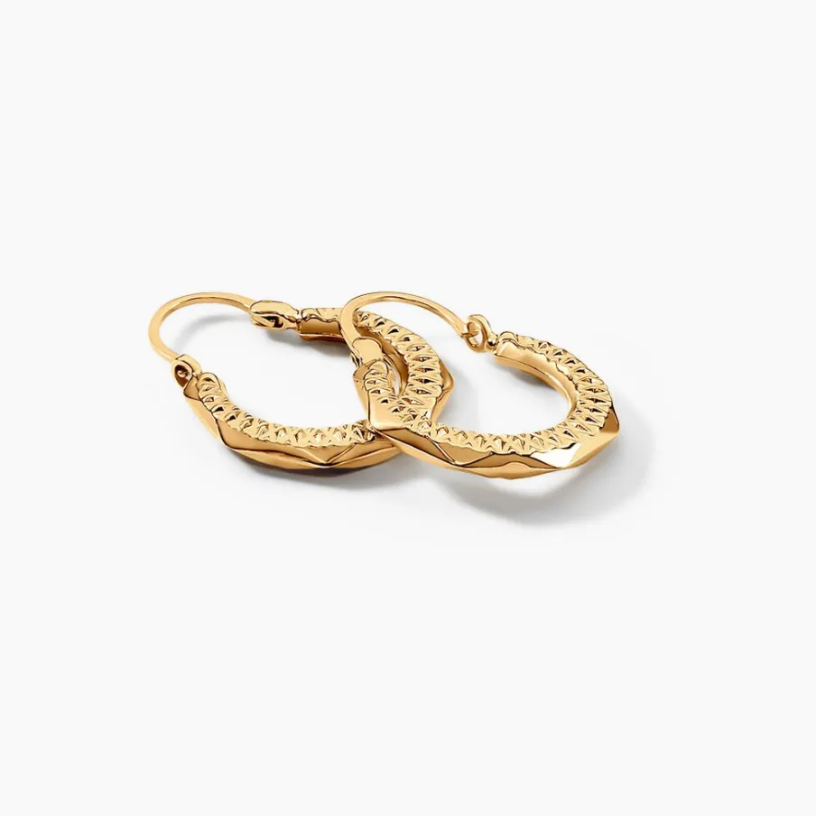 Histoire d'Or Créoles Keelan Or Jaune