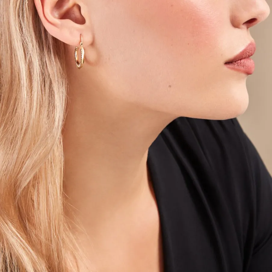 Histoire d'Or Créoles Keelan Or Jaune