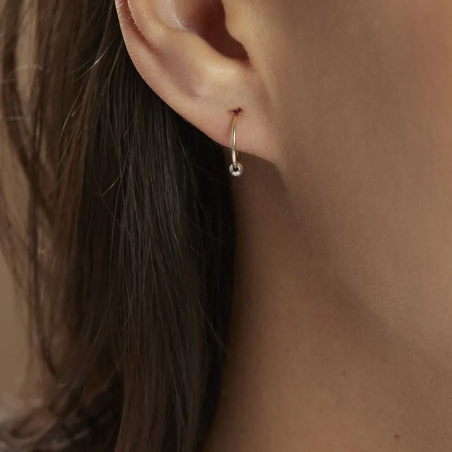 Histoire d'Or Créoles Kirsa Or Bicolore