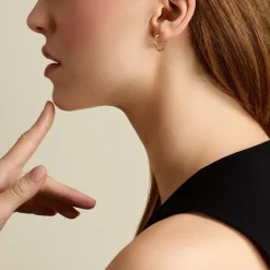 Histoire d'Or Créoles Linka Plaqué Or Jaune