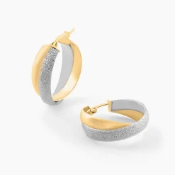 Histoire d'Or Créoles Lolly Or Bicolore