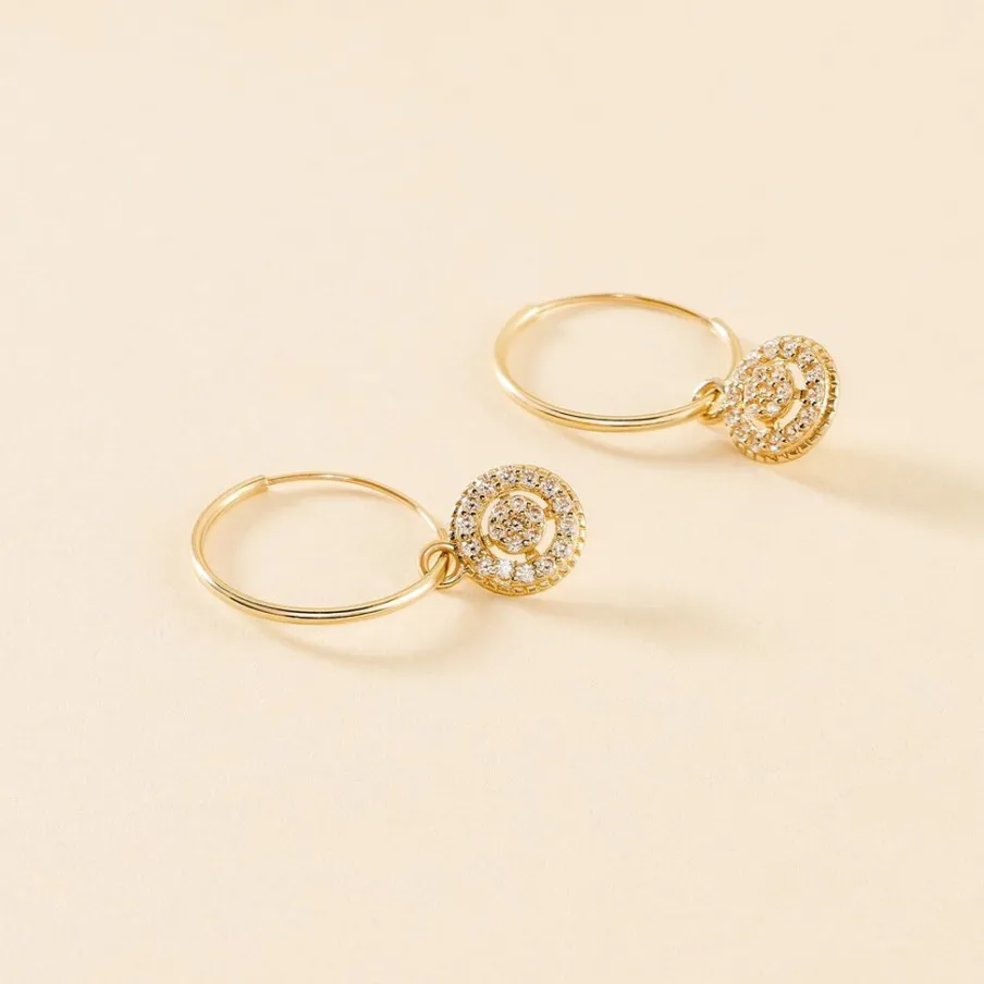 Histoire d'Or Créoles Lulu Or Jaune Oxyde