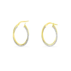 Histoire d'Or Créoles Maelia Or Bicolore