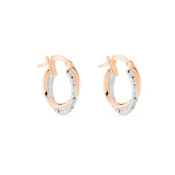 Histoire d'Or Créoles Maelia Or Bicolore