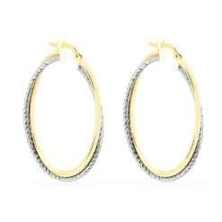 Histoire d'Or Créoles Maelia Or Bicolore