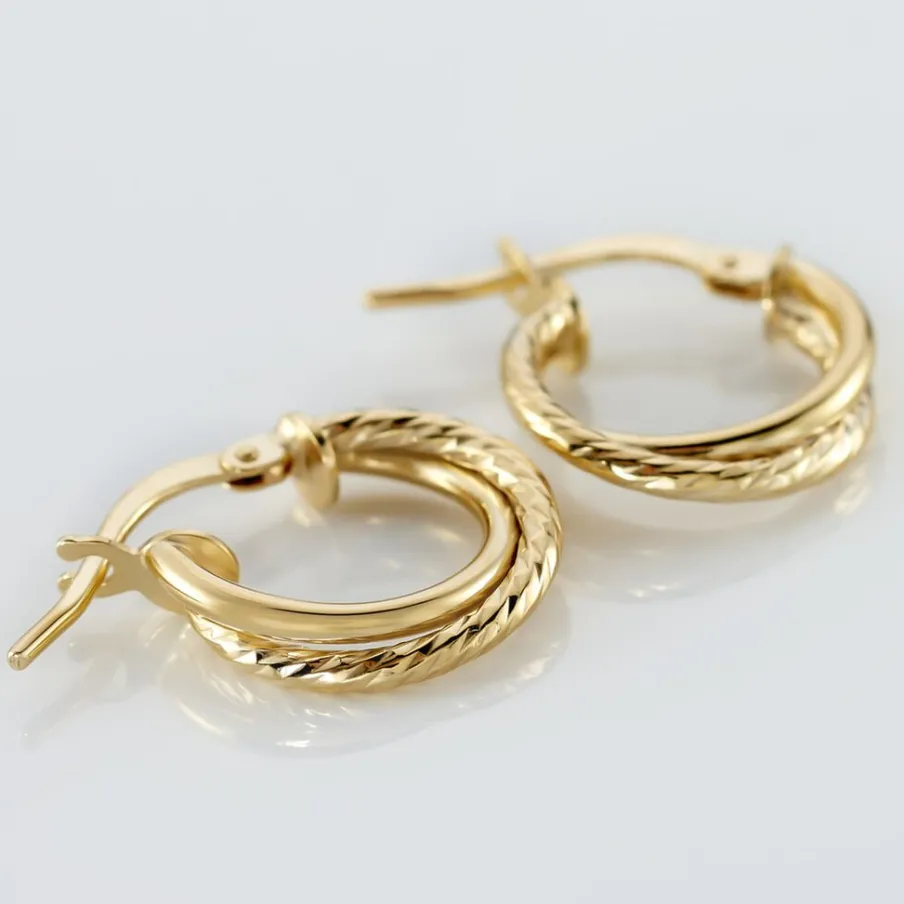 Histoire d'Or Créoles Maelia Or Jaune