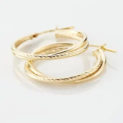 Histoire d'Or Créoles Maelia Or Jaune